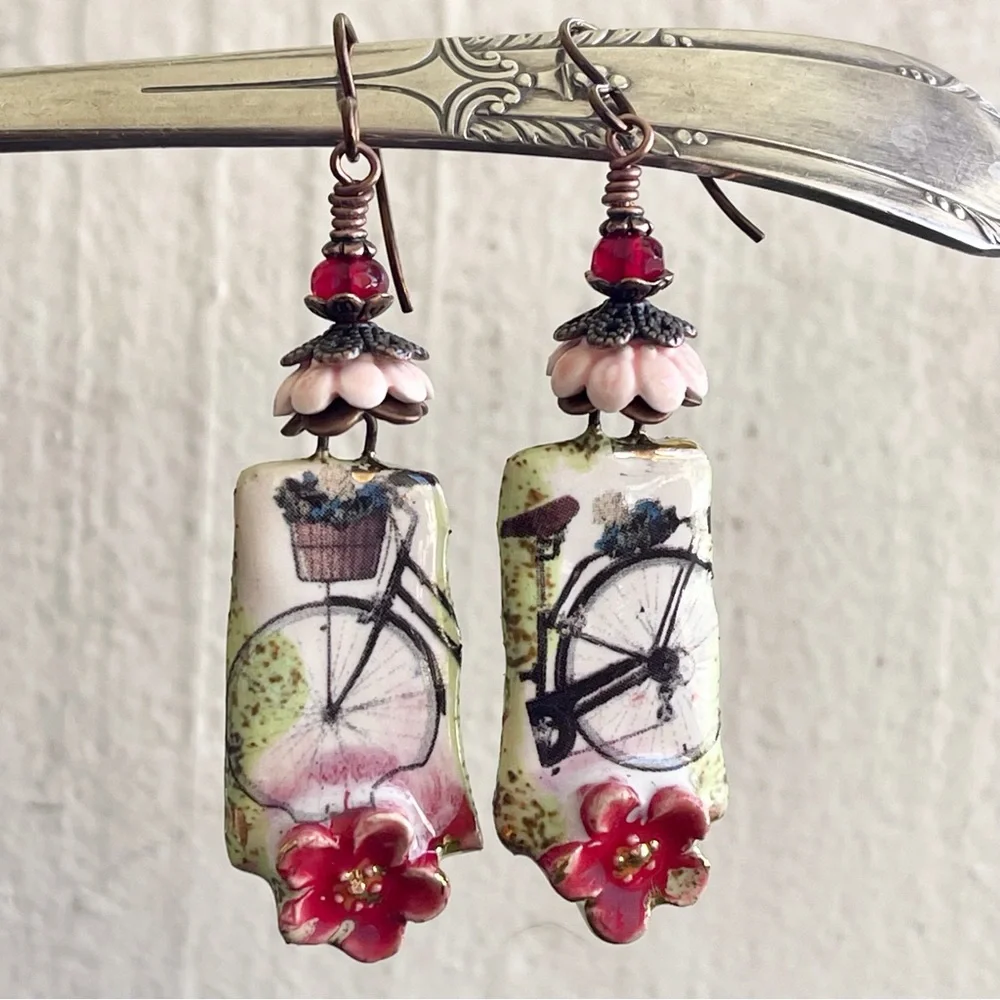 ARTISAN Earrings “Joy Ride” - Dangles - Picture 5 of 11
